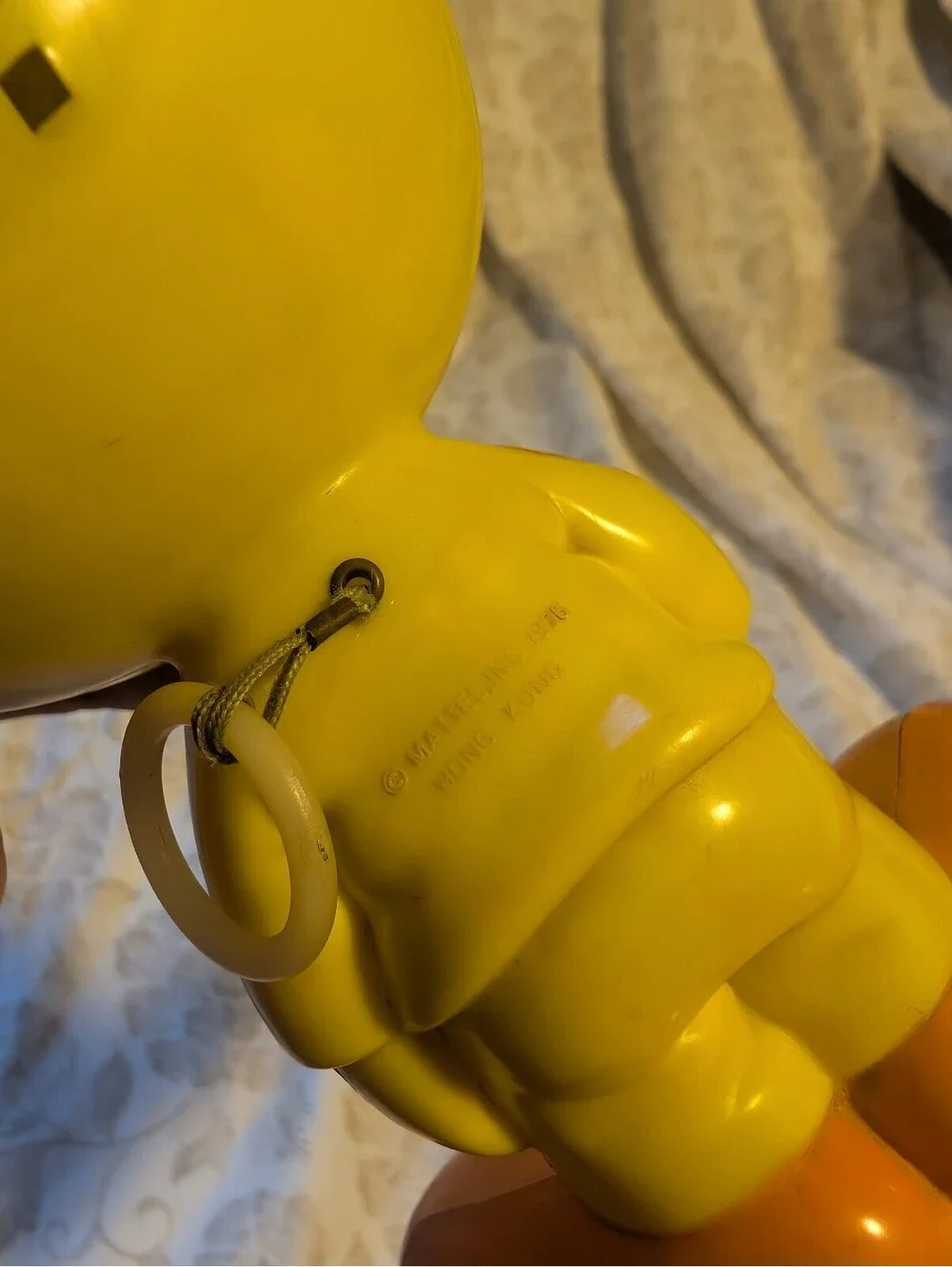 Vintage Tweety Bird Talking Action Figure with Flip up Mask